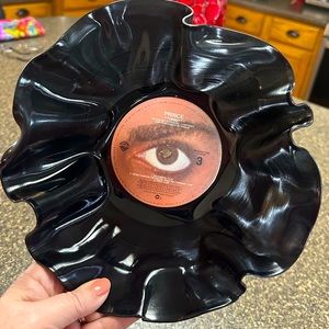 Vinyl record bowl